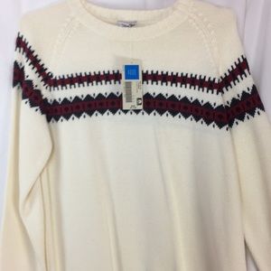Covington boys XL winter sweater cream long sleeve